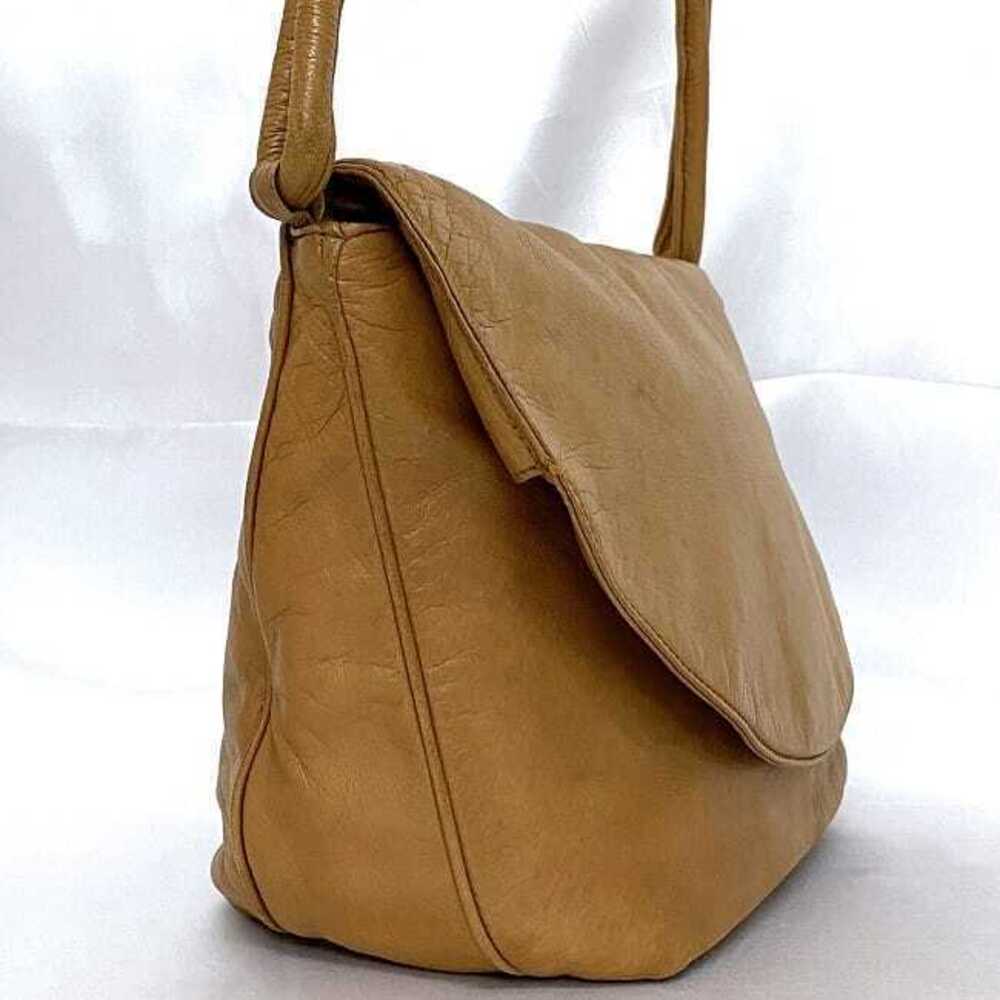 Loewe Magnetic Anagram Flap Bag Brown Shoulder Nappa Camel Tan Shoulder